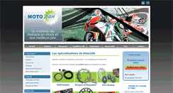 Desktop Screenshot of moto24h.com
