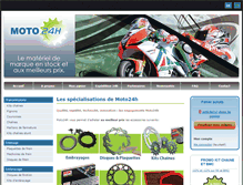 Tablet Screenshot of moto24h.com